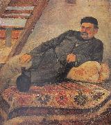 A Kakhetian man with a jar Romanoz Gvelesiani